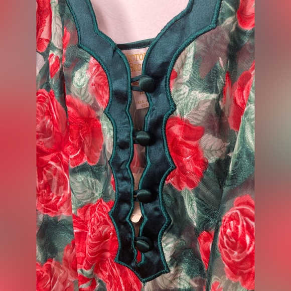 NWT Vintage VS Gold Label Sheer Roses - Picture 5 of 6